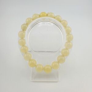 Natural Lemon Jade 10mm Bracelet